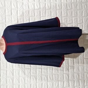 ALEXIA ADMOR NWT Navy Tunic Dress with Long Bell Sleeves